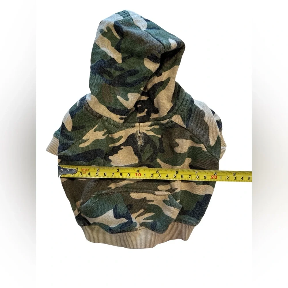 Casual Canine Camo Dog Fleece Hoodie